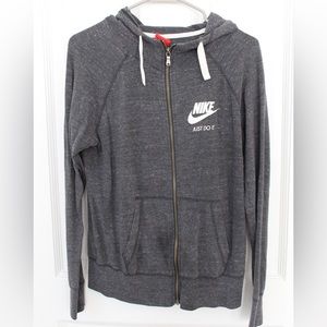 Nike Sportswear Gym Full-Zip Vintage Hoodie Size Medium